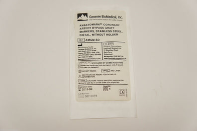 AMGM-SD ~ Genesee BioMedical Artery Bypass Grft Markers (x) ~Lot of 2